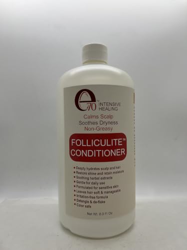 Folliculitis Treatment Shampoo & Conditioner Set with 3% BHA, Salicylic Acid, Aloe Vera & Tea Tree Oil - Anti-Itch Hair Care for Men & Women, 8 fl oz