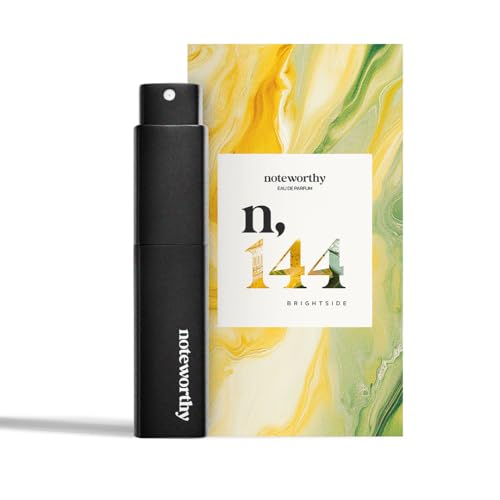 Noteworthy n,144 Brightside Eau De Parfum - Citrus Vanilla, 0.27 Fl Oz Travel Size - Unisex Fragrance
