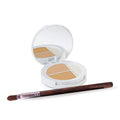 Sheer Cover Studio ? Conceal and Brighten Highlight Trio ? Two-Toned Concealers ? Shimmering Highlighter ? Light/Medium Shade ? With FREE Concealer Brush ? 3 Grams
