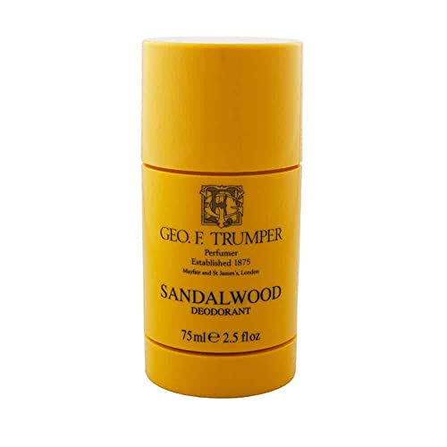 Geo F. Trumper Sandalwood Deodorant Stick - Alcohol & Tricosan Free, 75ml
