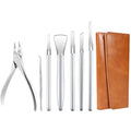 Ingrown Toenail Removal Kit 7 Pcs Set Pedicure Tools for Feet Callus & Thick Nails