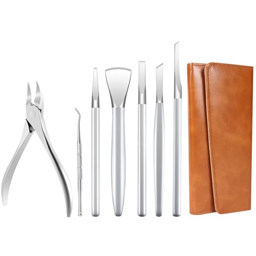 Ingrown Toenail Removal Kit 7 Pcs Set Pedicure Tools for Feet Callus & Thick Nails