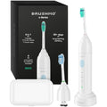 Rechargeable Electric Toothbrush with 3 Modes & 2 Brush Heads - Waterproof & Travel Case