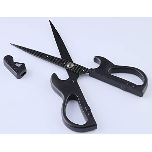 Nikken Cutlery Guitar Scissor SekiSound Black with a stand (Gift Box Included) Hobby Tool SS-20B
