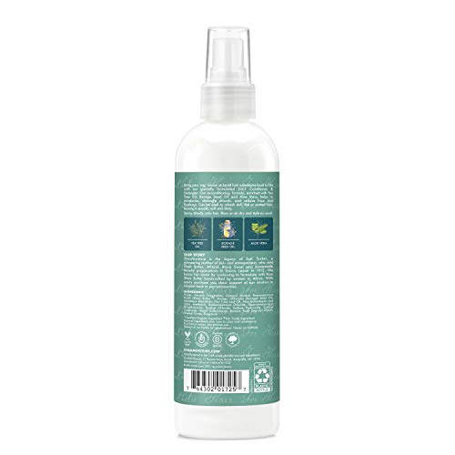 SheaMoisture 2in1 Conditioner and Detangler Leave-In Conditioner for Wig Tea Tree and Borage Seed Oil Paraben Free Conditioner 8 oz