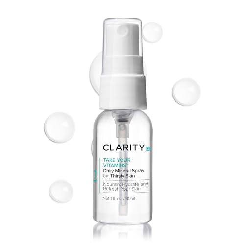 Mineral Spray for Dry Skin 1 Fl Oz Daily Hydrating Face & Body Mist - All Skin Types