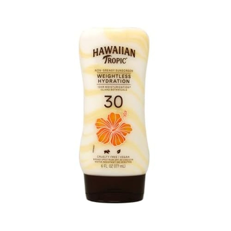 Hawaiian Tropic Sunscreen Silk Hydration Moisturizing Broad Spectrum Sun Care Sunscreen Lotion - SPF 30, 6 Ounce