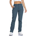SPOSULEI Womens Summer Lightweight Pants Outdoor Nylon Quick Dry Travel Golf Hiking Sweatpants with Zipper Pockets