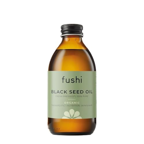 Organic Black Seed Oil 250ml - Fushi Cold-Pressed, Vegan, Premium Seed Oil