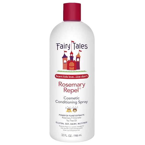 Fairy Tales Rosemary Repel Daily Kids Conditioning Spray Refill? Kids Like The Smell, Lice Do Not, 32 fl oz. (Pack of 1)