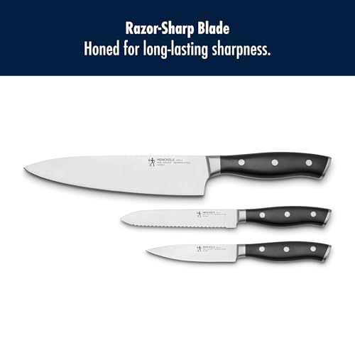 Henckels Emeril Nola 3-Piece Knife Set Stainless Steel - Razor-Sharp, German Designed