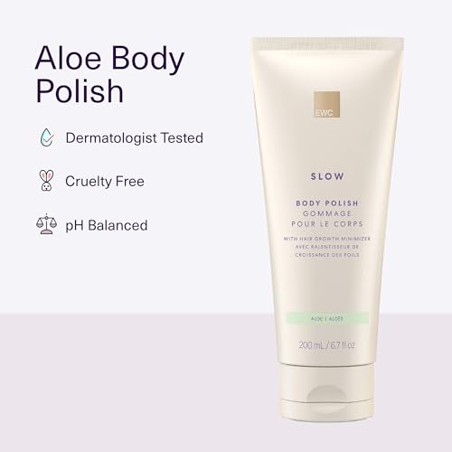 European Wax Center Aloe Vera Body Polish - Moisturizing & Exfoliating Scrub for Dry Sensitive Skin, 6.7oz
