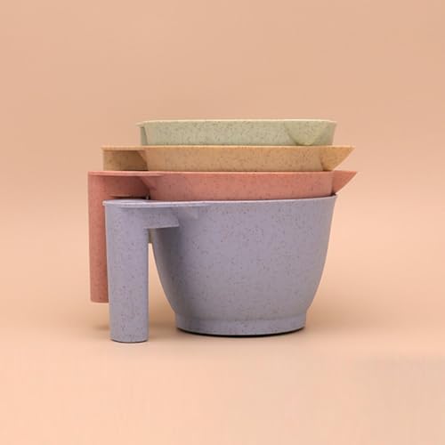 Pink Hair Dye Mixing Bowl Set 17x9cm - Reusable Salon & Home Coloring Tools, 2 Pack