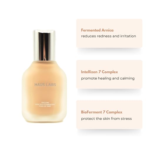HAUS LABS BY LADY GAGA Triclone Skin Tech Medium Coverage Foundation with Fermented Arnica 175 Light Neutral