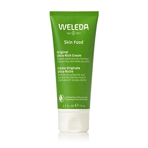 Weleda Skin Food Cream, Lip Balm & Body Moisturizer Bundle - 2.5oz Ultra-Rich Cream, 0.17oz Nourishing Lip Treatment
