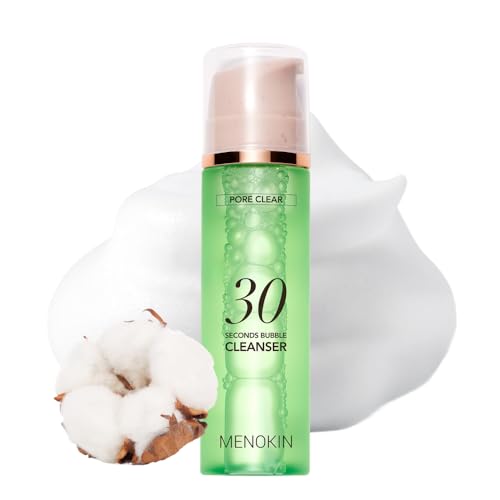 Menokin Pore Clear Bubble Cleanser with Green Clay & Low pH 5.5 - 5.07 fl oz - Deep Pore & Sebum Control