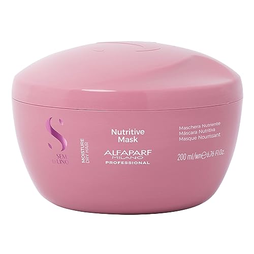 Alfaparf Milano Semi di Lino Moisturizing Hair Mask for Dry Hair 6.76 Fl Oz