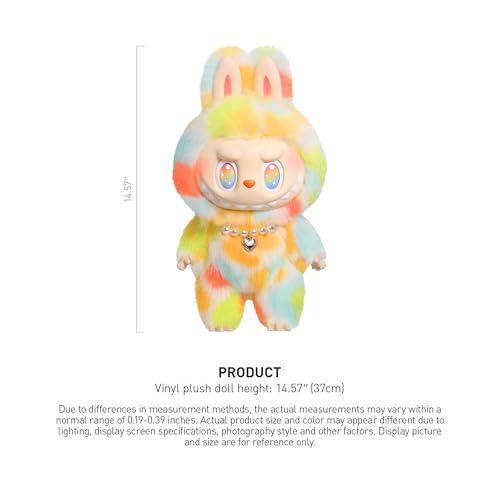 POP MART The Monsters Rock Universe Vinyl Plush Doll - 14.6 Inch Cute Home Decor & Gift