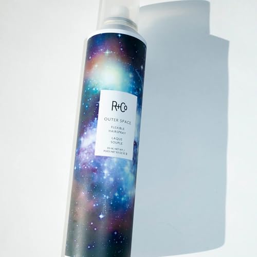 R+Co Outer Space Flexible Hairspray - 9.5 Fl Oz Pack of 2 - Light Hold & Shine