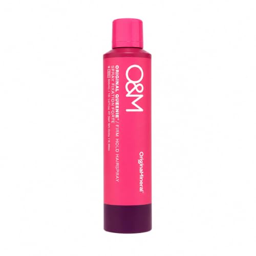 O&M Original Queenie 10.1oz Vegan Firm Hold Hair Spray with UV Protection