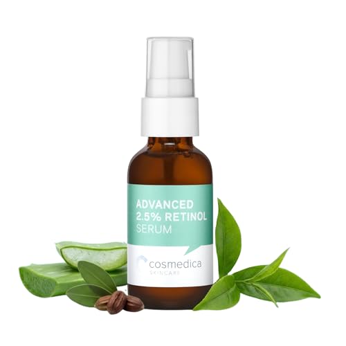 Retinol Face Serum with Hyaluronic Acid & Vitamin E - Anti-Aging, Hydrating, 1oz