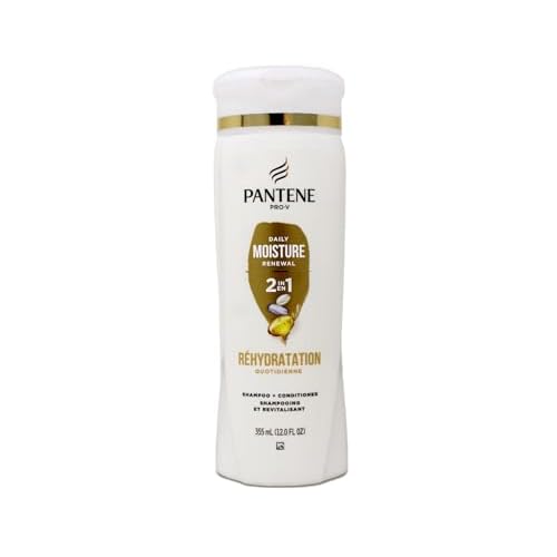 Pantene PRO-V Daily Moisture Renewal 2 in 1 Shampoo + Conditioner, 12 oz