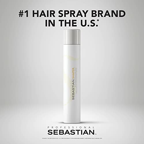 Sebastian Professional Shaper Classic Hairspray | Flexible to Medium Hold | Brushable & Versatile Styling Control | For All Hair Types