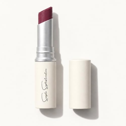Lip Balm - Organic, Hydrating with Grass-fed Beef Tallow & Argan Oil - Cool Rose - Natural Moisturizer