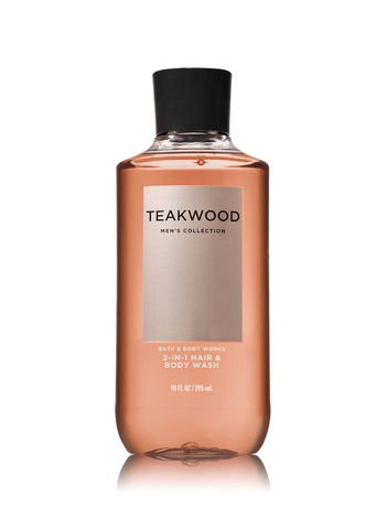 Bath & Body Works Teakwood Body Spray, Cream & Body Wash Set