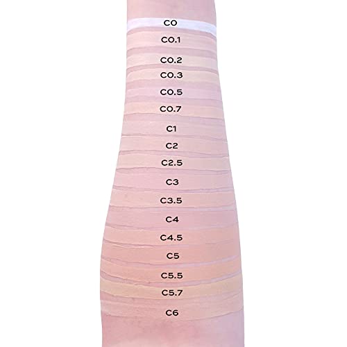 Revolution Beauty, Conceal & Define Concealer, Full Coverage & Lightweight, Long-Lasting Matte Finish, Vegan & Cruelty Free, C1 Fair to Light Skin Tones, 0.14 Oz. (Pack of 2)