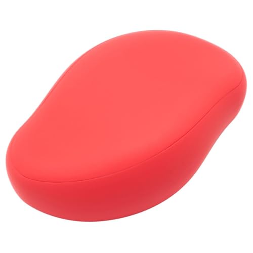 Glass Slippers Foot File - Ultra-Patterned Glass Callus Remover - Red - Ergonomic Design for Wet or Dry Skin