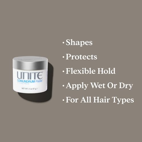 Unite Conundrum Styling Paste 2 oz - Medium Hold Pomade