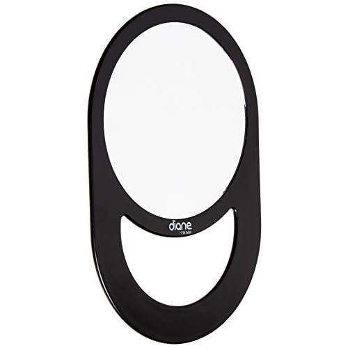 Diane Professional Quality Hand Mirror, Single Sided Hand Held Mirror, Lightweight Portable Mirror with Handle, Ideal for Makeup, Shaving, & Everyday Beauty, Compact Size for Travel ? 7.5" Diameter