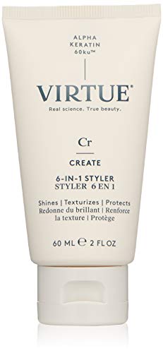 Virtue 6-in-1 Hair Styler & Styling Cream with Heat Protection - 2 Fl Oz