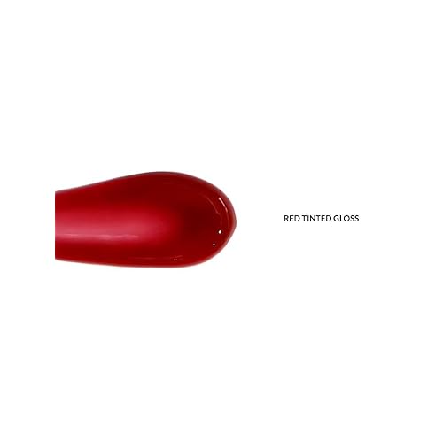 REFY Lip Gloss - Red (Striking red) + Bonus Premium Korean Hydrating Sheet Masque