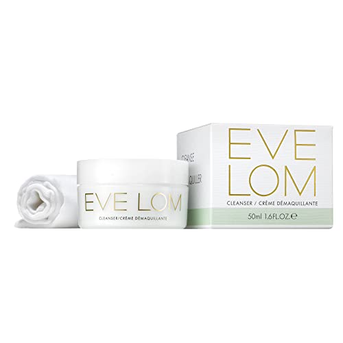 EVE LOM The Original Balm Cleanser - Facial Cleansing Balm - 5-in-1 Facial Cleanser & Muslin Cloth - Deep Cleansing & Gentle Exfoliation, Hydrating Skin Benefits, Removes Waterproof Make-Up