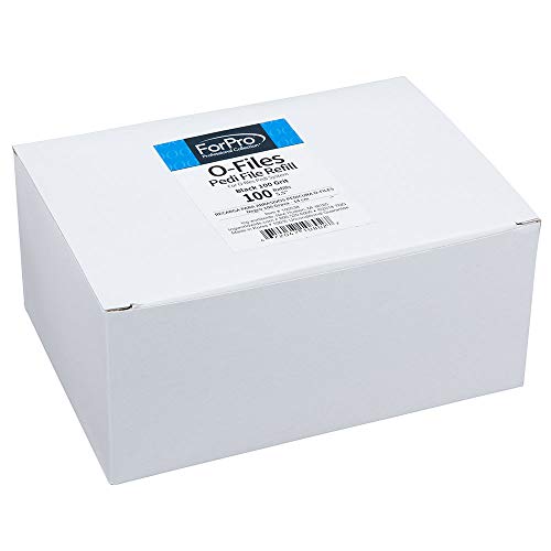 Pedicure File Refill Strips 100 Grit Adhesive Spa Foot Care 5.5" Pack of 100