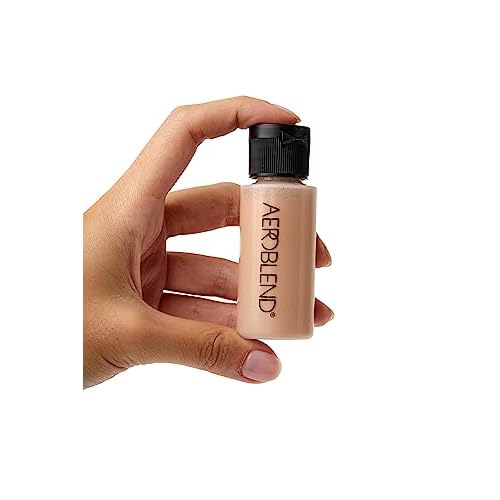 AEROBLEND Airbrush Foundation Makeup: Professional, Water-Based, Buildable, Long-wearing, For all skin types, 1 oz (N60)