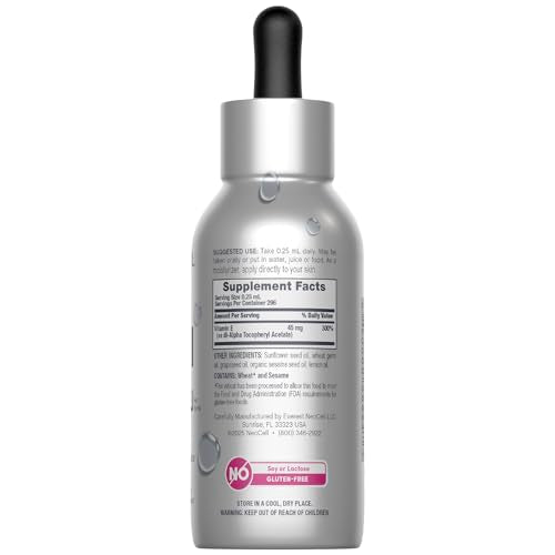 NeoCell Vitamin E Oil 30000iu | 2.5 fl oz | Ingestible & Topical Grade | Fast Acting Formula | for Skin, Hair, and Face
