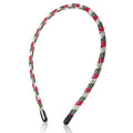 Gem Headbands Christmas Hairbands Red Green White Diamonds Hair Hoop Xmas Rhinestone Head Bands Headwear Christmas Hair Decoration for Winter Party Cloth Match (01)