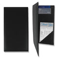 Water-Resistant Guest Check Presenters Set of 20 for Restaurants - Leatherette, 5.5 x 10 Inches with Credit Card & Side Pockets