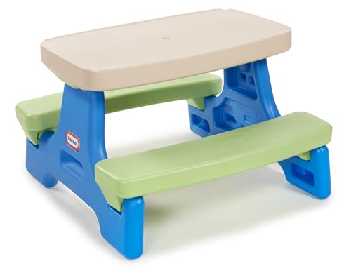 Little Tikes Easy Store Jr. Play Table - Toddler Indoor & Outdoor Picnic & Activity Table, Ages 18 Months to 5 Years