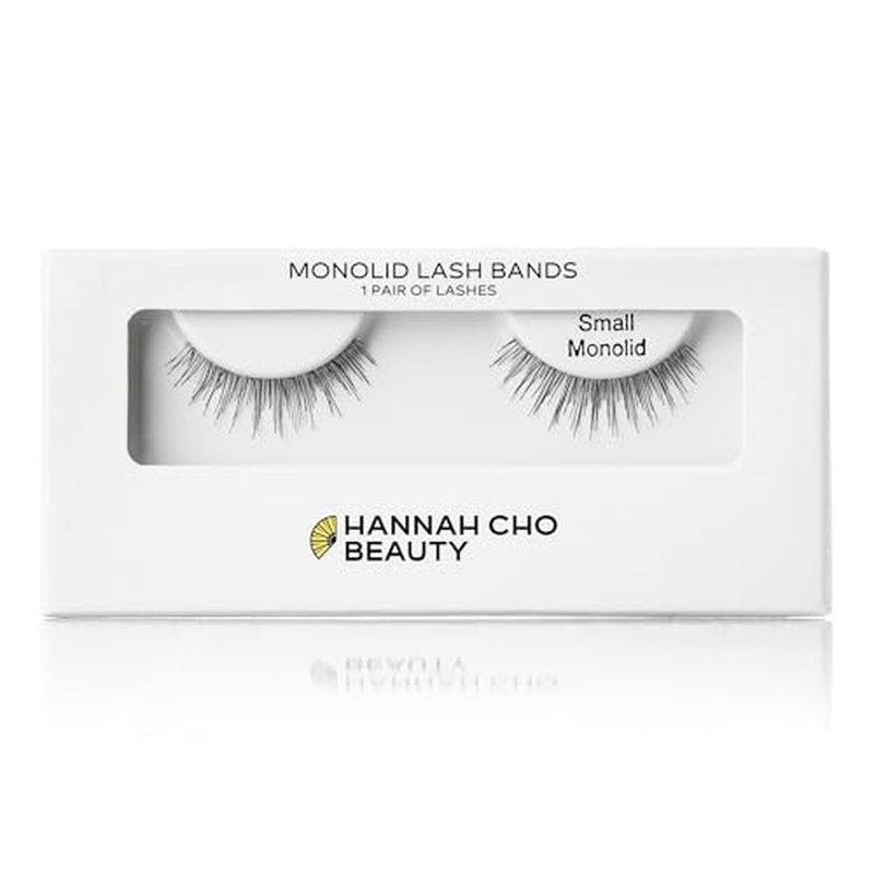 False Lashes for Monolids - Natural Eyelid Lifting Strip Eyelashes - Best Lashes for Asian Eyes - Small Style Light Volume - Hannah Cho Beauty
