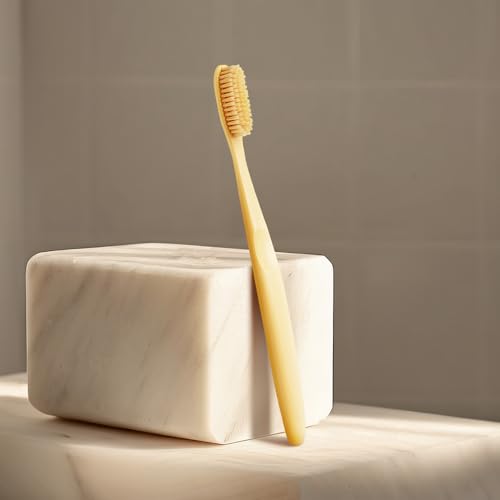 Mini Gold Extra Soft Large Toothbrush 1.4 Inch Head for Sensitive Gums - 10 Pack