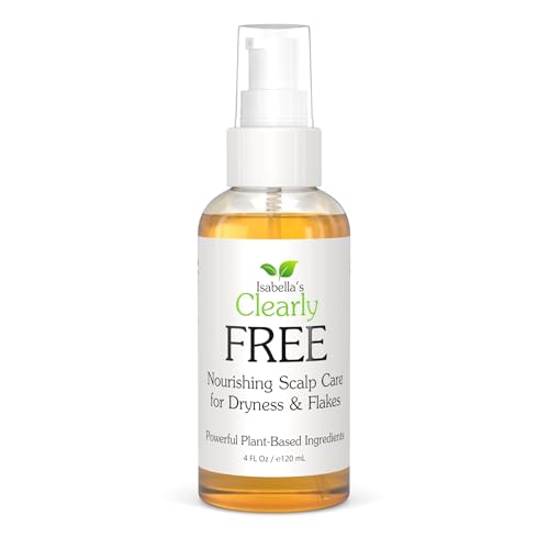 Dry Scalp Oil with Tea Tree & Lavender - 4 Oz - Soothes Flakes & Itching - Leave-In Treatment - Vegan