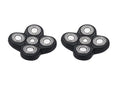 Men Electric Shaver Replacement Heads 5 in 1 Razor Blades for Facial Grooming - 2 Pack