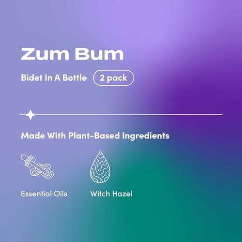 Portable Bidet Spray in a Bottle - 4 fl oz Pack of 2 for Travel & Freshening