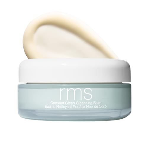 RMS Beauty Coconut Clean Cleansing Balm ? Hydrating Balm-to-Oil Makeup Remover ? Organic Coconut Oil & Kakadu Plum ? Kind to Biome Certified ? Gentle & Nourishing ? 2.8 oz