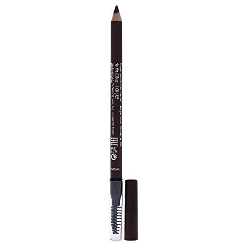 Pupa Milano True Eyebrow Pencil - Total Fill Eyebrow, Long Lasting and Waterproof - Wooden Pencil with Mini Comb - Combination of Waxes and Oils, Rich and Highly Pigmented - 002 Brown - 0.038 Oz