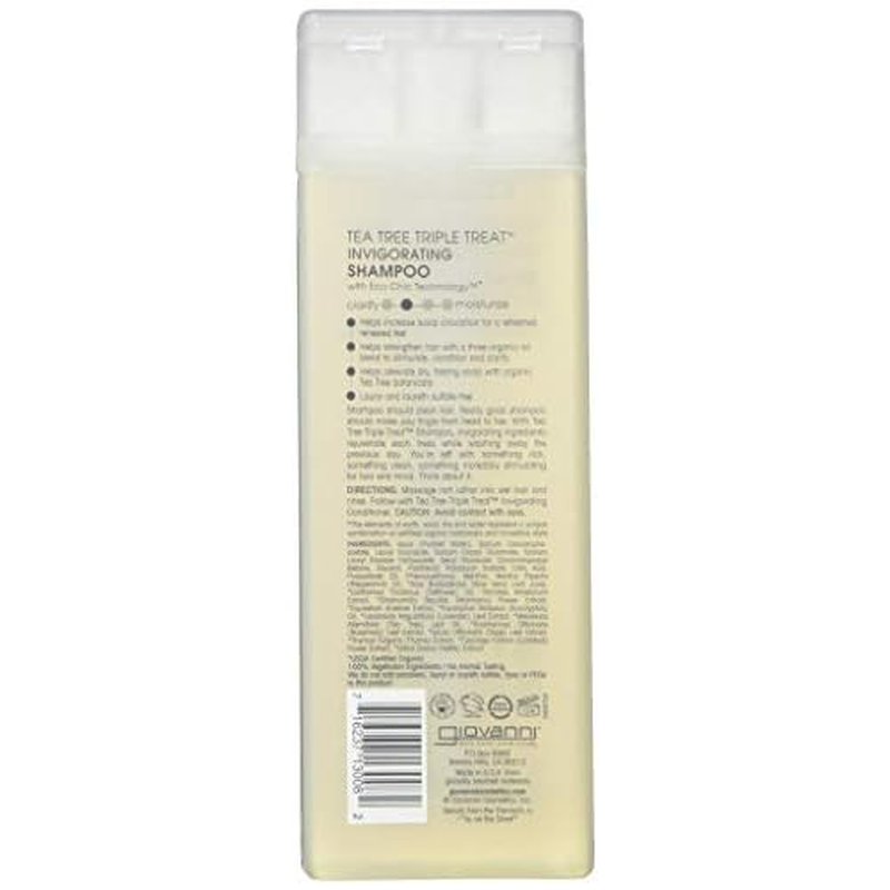 Giovanni Hair Care Products SHAMP,Tea Tree Triple TRT, 8.5 FZ
